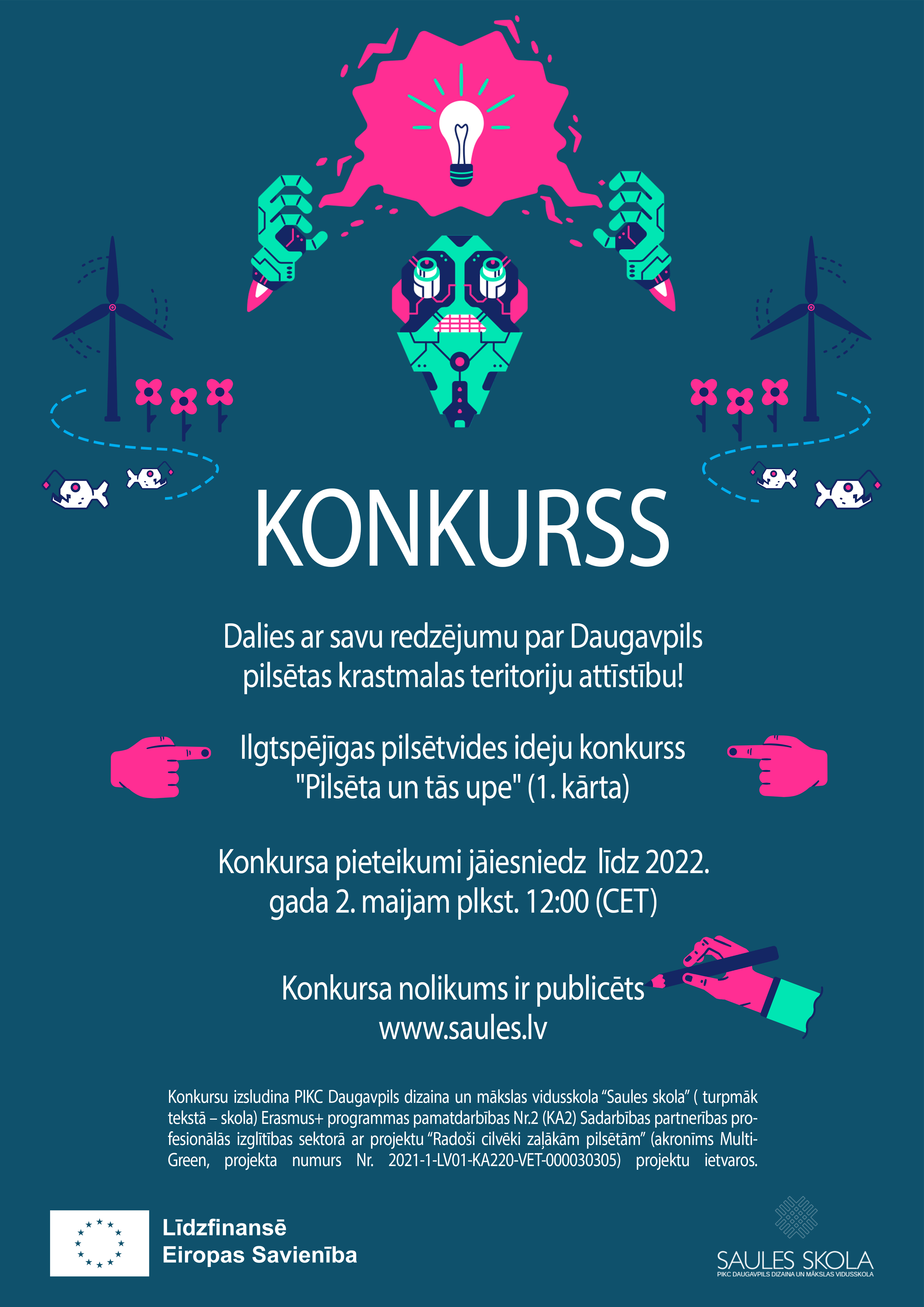 MultiGreen: Ilgtspējīgas pilsētvides ideju konkurss “Pilsēta un tās upe” (1.kārta)
