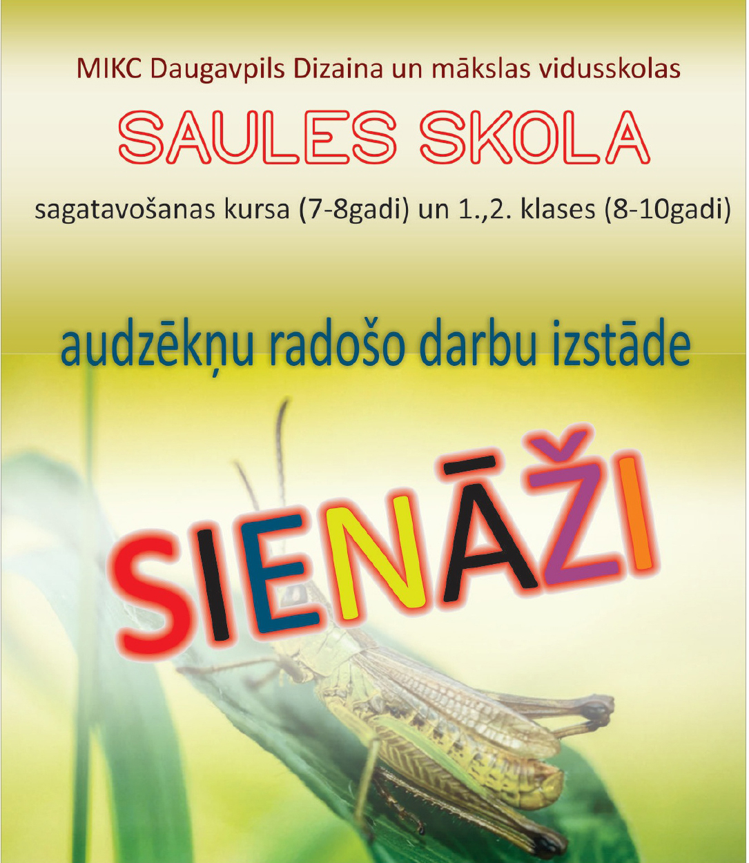 vasaras krāsas – sienāži