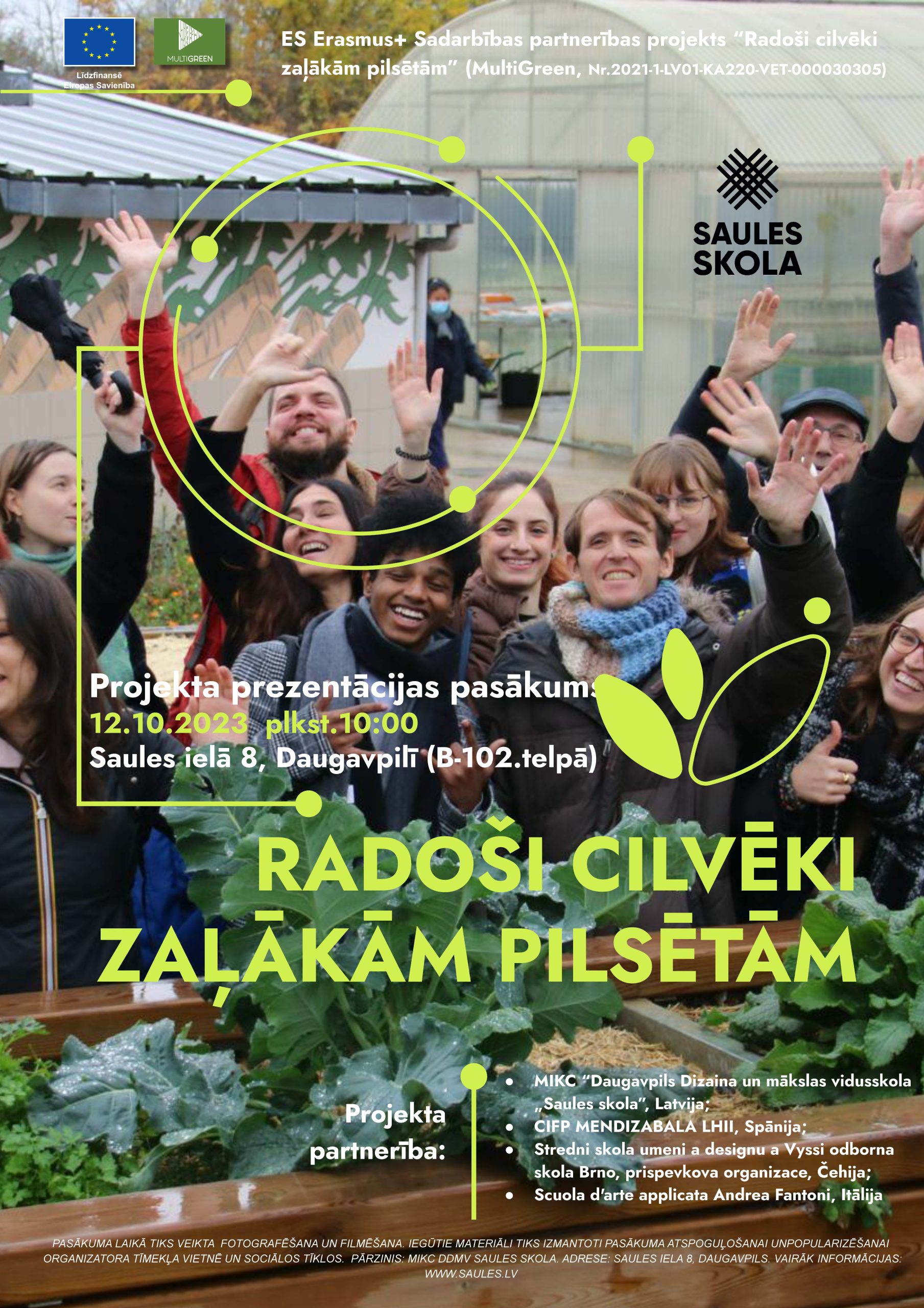 Sadarbības partnerības projekta “MultiGreen” rezultātu prezentācijas pasākums