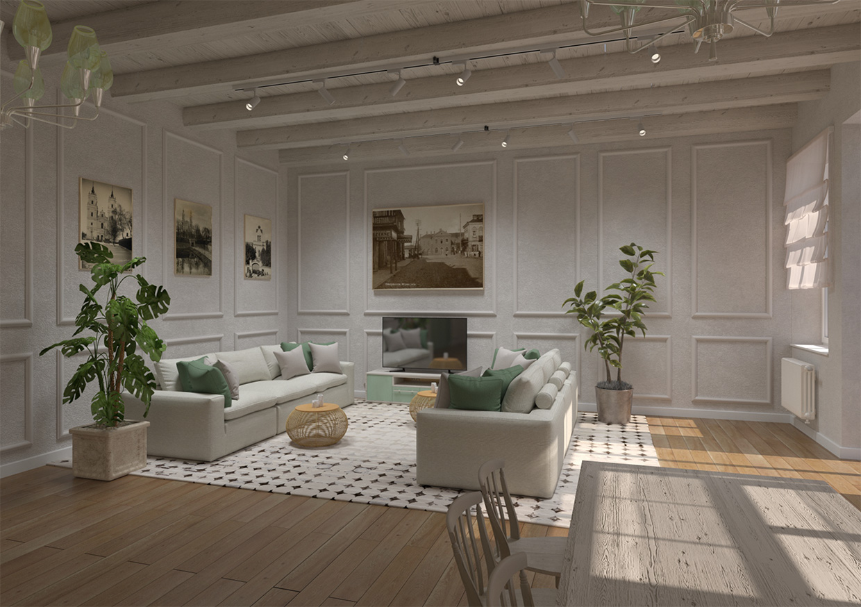 Apartamentu interjera dizains, 2024