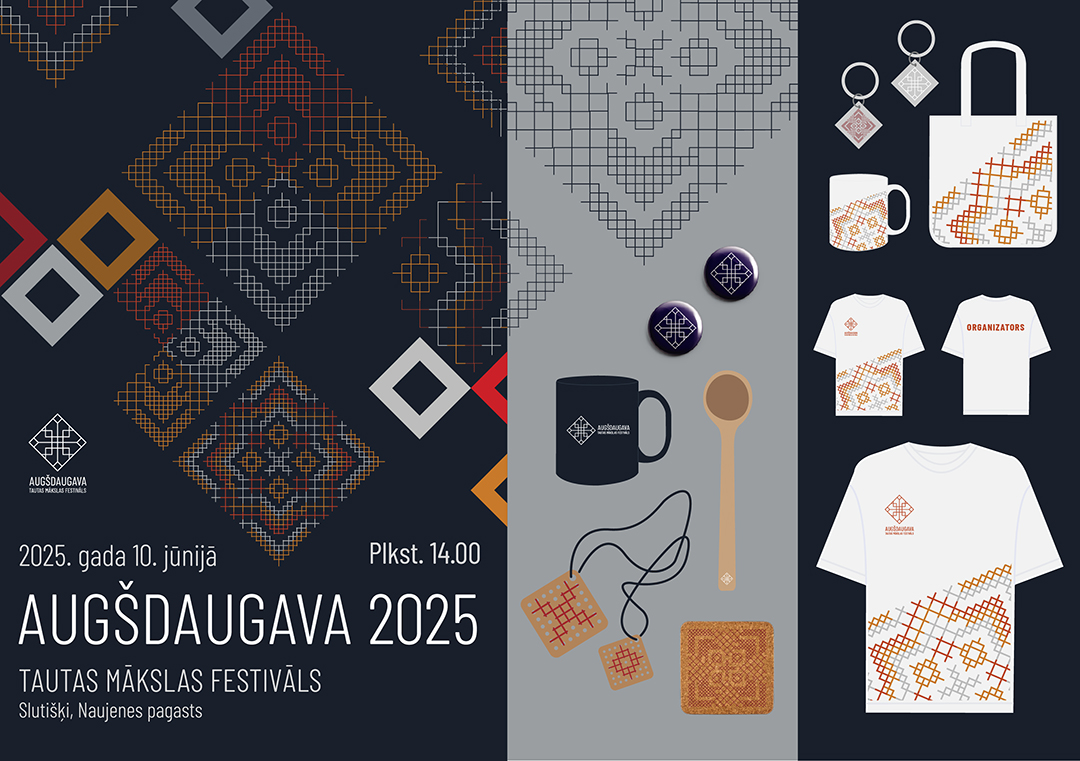 Vizuālās identitātes izstrāde pasākumam AUGŠDAUGAVA, 2025