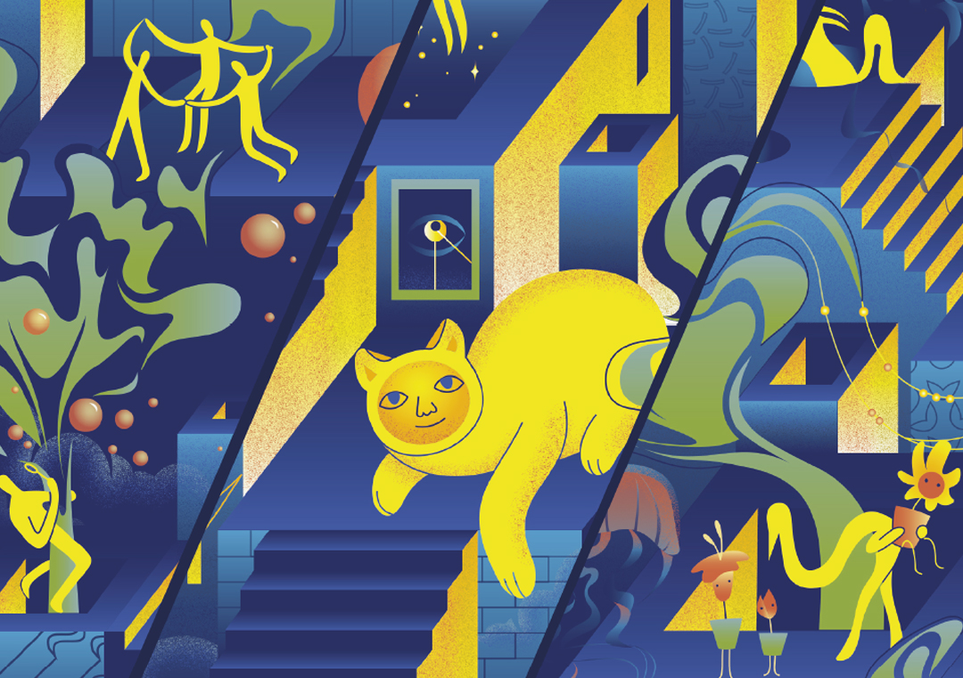 Digitālā ilustrācija DVĒSELES LABIRINTS
