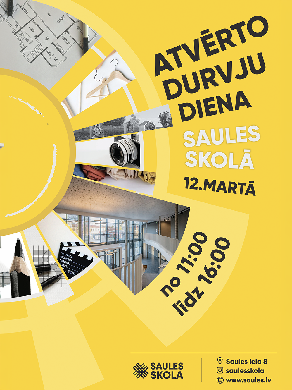 12. martā no plkst. 11.00 līdz 16.00 MIKC Saules skola rīko ATVĒRTO DURVJU DIENU
