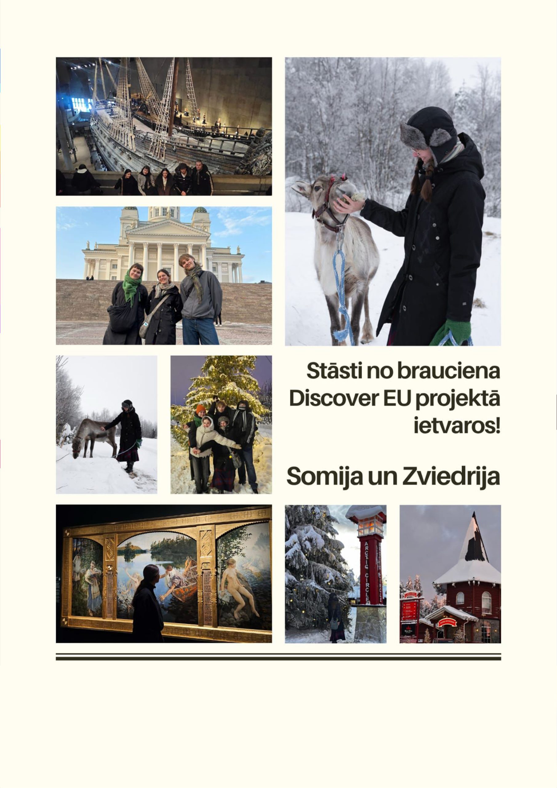 Stāsti no brauciena DiscoverEU projektā ietvaros
