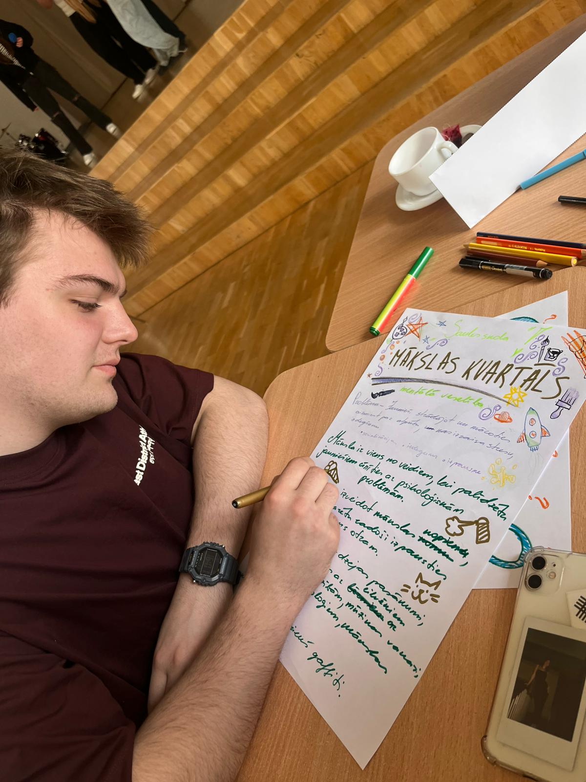 Saules skolas audzēkņi piedalās jauniešu iniciatīvu pasākumā “Paceļam līmeni!”